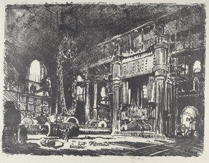 Die Waffenfabrik, 1916 von Joseph Pennell