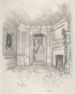 Die Halle, Stenton von Joseph Pennell