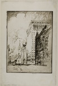 Der Löwe, Chicago von Joseph Pennell
