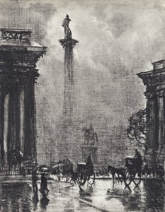 Die Nelson-Säule von Joseph Pennell