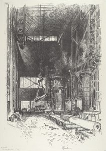 Die Neue Geschützgrube von Joseph Pennell