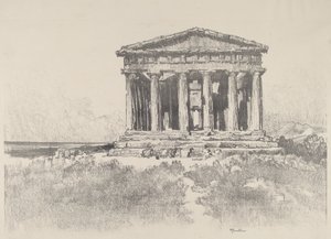 Der Tempel am Meer, Tempel der Eintracht, Girgenti, 1913