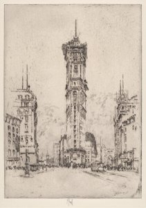 Das Times-Gebäude von Joseph Pennell