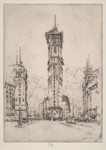 Das Times-Gebäude von Joseph Pennell