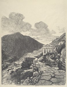 Der Schatz von Athen, Delphi von Joseph Pennell
