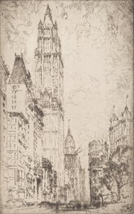 Das Woolworth-Gebäude, 1915