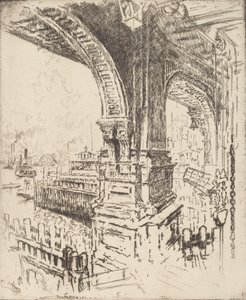 Innerhalb der Fähre, Cortlandt Street, New York