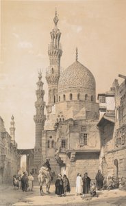 Moschee, in Kairo, 1843 von Joseph Philibert Girault De Prangey