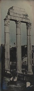 Nordwestfassade, Tempel der Castor und Pollux, Rom