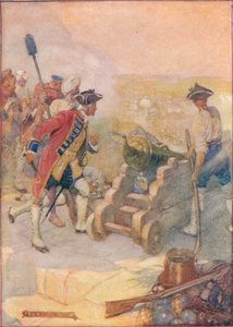 Clive feuerte selbst eine der Kanonen ab, um 1908, um 1920