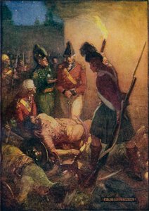 Tippoo Sultans Leiche wurde unter denen seiner Anhänger gefunden, 1908, ca. 1920 von Joseph Ratcliffe Skelton