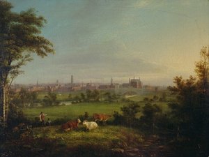 Leeds von den Wiesen, ca. 1825