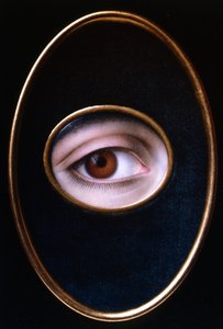 Auge einer jungen Frau