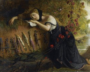 Ophelia von Joseph Severn
