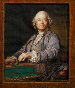 Komponist Christoph Willibald Gluck am Spinett von Joseph Siffred Duplessis