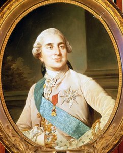 Porträt von Ludwig XVI. von Duplessis. Musée Condé Chantilly.