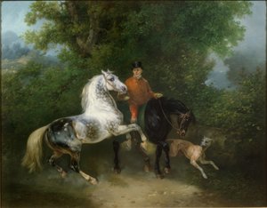 Reiter und Pferd von Joseph Simon Volmar