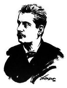 Giacomo Puccini, italienischer Komponist, 1912