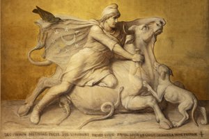 Der unbesiegbare Gott Mitra, spätes 19. bis frühes 20. Jahrhundert