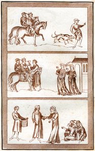 Das Leben von Thomas Becket, 1801 von Joseph Strutt