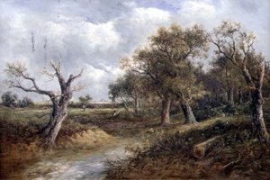 Landschaft mit sterbendem Baum von Joseph Thors