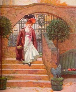 Der Obstgarten, Harrow: Das Eingangstor und die Stufen, ca. 1880-1903, 1903 von Joseph Walter West