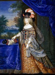Maria Theresia von Spanien (Tempera auf Papier) von Joseph Werner