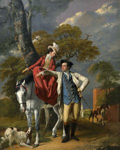 Herr und Frau Thomas Coltman, ca. 1770-72 von Joseph Wright of Derby