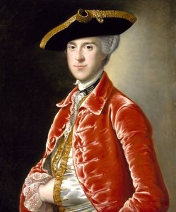 Porträt eines Gentlemans, um 1760 von Joseph Wright of Derby