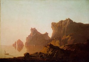 Der Golf von Salerno von Joseph Wright of Derby