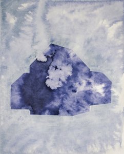 Träumende Blaue Hausform