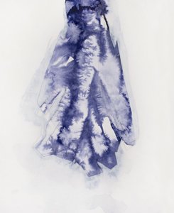 Organischer Indigo-Fluss