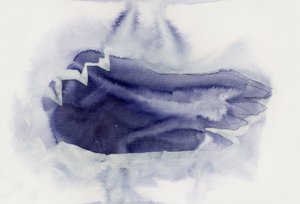 Weiches Indigo-Abstrakt von Joshua Hoskins