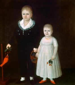 Edward und Sarah Rutter, ca. 1805 von Joshua Johnson