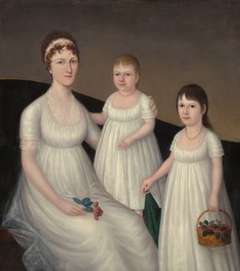 Grace Allison McCurdy Mrs. Hugh McCurdy und ihre Töchter, Mary Jane und Letitia Grace, um 1806