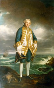 Admiral Edward Boscawen (1711-1761), ca. 1750-60 von Joshua Reynolds