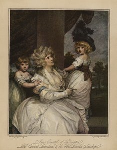 Jane Gräfin von Harrington, Lord Viscount Petersham und der ehrenwerte Lincoln Stanhope von Joshua Reynolds