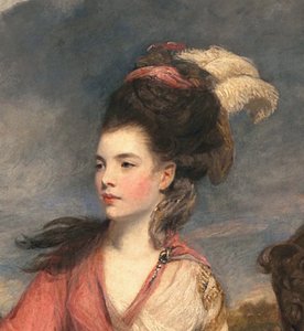Jane Fleming, spätere Gräfin von Harrington, ca. 1778-79 (Detail)