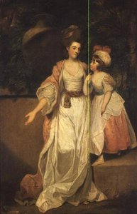 Mrs. Thomas Jelf Powis und ihre Tochter Catherine