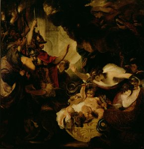 Der kleine Herkules erwürgt die Schlangen, 1786-8