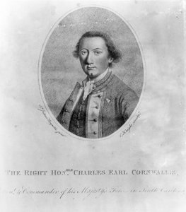 Der ehrenwerte Charles Earl Cornwallis, Druck von C. Knight