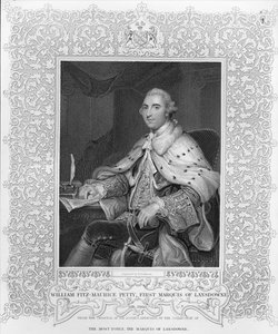 William Fitz-Maurice Petty, Erster Marquis von Lansdowne, graviert von H. Robinson von Joshua Reynolds