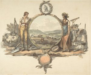 Entwurf für ein Frontispiz von Josiah Boydell