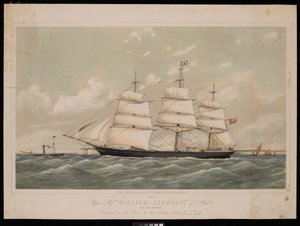 Klipperschiff William Lindsay von Leith 970 Tonnen Register..., 27. Februar 1868