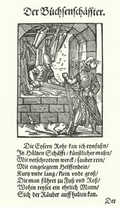 Der Büchsenmacher (Stich) von Jost (after) Amman