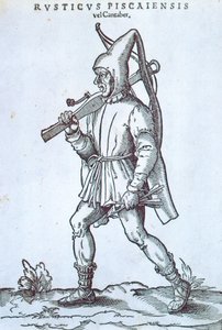 Bauer des Kantabrischen Gebirges, von Jost Amman, Spanien 16. Jahrhundert, Kupferstich von Jost Amman