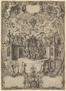 Die Apotheose von Kaiser Maximilian II. von Jost Ammon