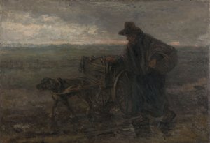 Auf Landstraßen und Feldern von Jozef (1824-1911) Israels