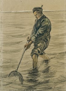 Muschelfischer, 1863-90 von Jozef Israëls