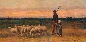 Die Rückkehr der Herde, um 1899